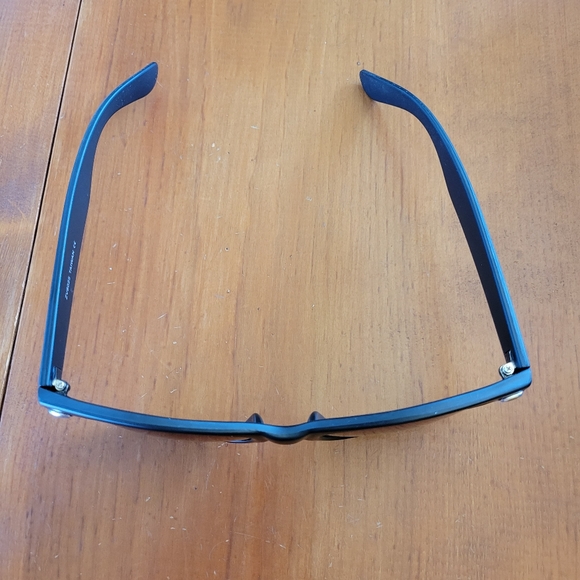 Trendy Colorful Flash Mirror Lens Horned Rim Sunglasses 8078 - Picture 4 of 5